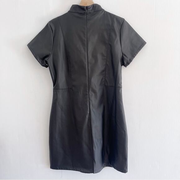 Lost + Wander | Wildest Dreamer Faux Leather Dress - Picture 7 of 9